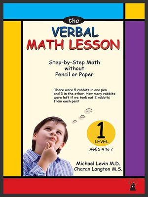 cover image of Verbal Math Lesson--Level 1
